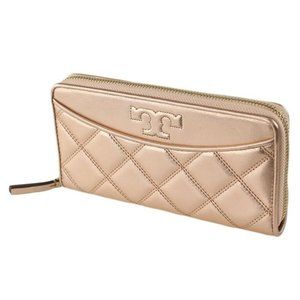 New Tory Burch Gold Savannah Wallet